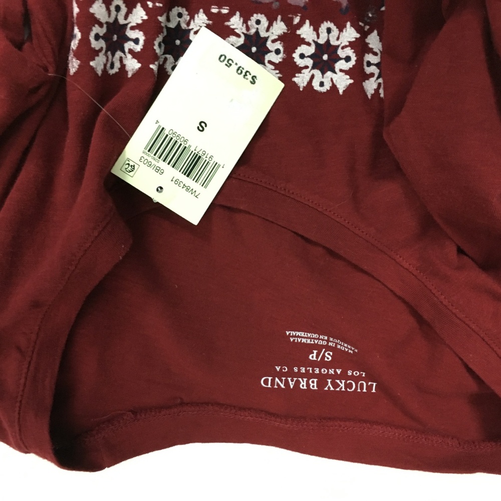 Lucky Brand Floral Tee Womens - Picture 5 of 5